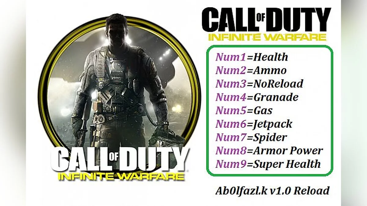 Call of Duty: Infinite Warfare — Трейнер / Trainer (+9) [1.0: x64] [Abolfazl.k]