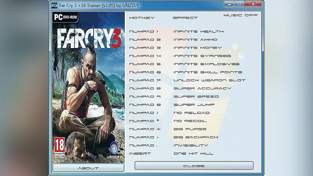 Трейнер / Trainer (+16) [1.05] [GRIZZLY]