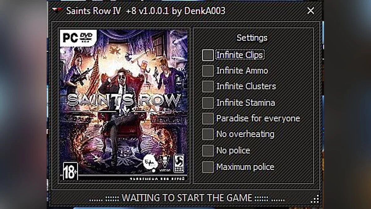 Трейнер / Trainer (+8) [1.0.0.1] [DenkA003 / GHL]
