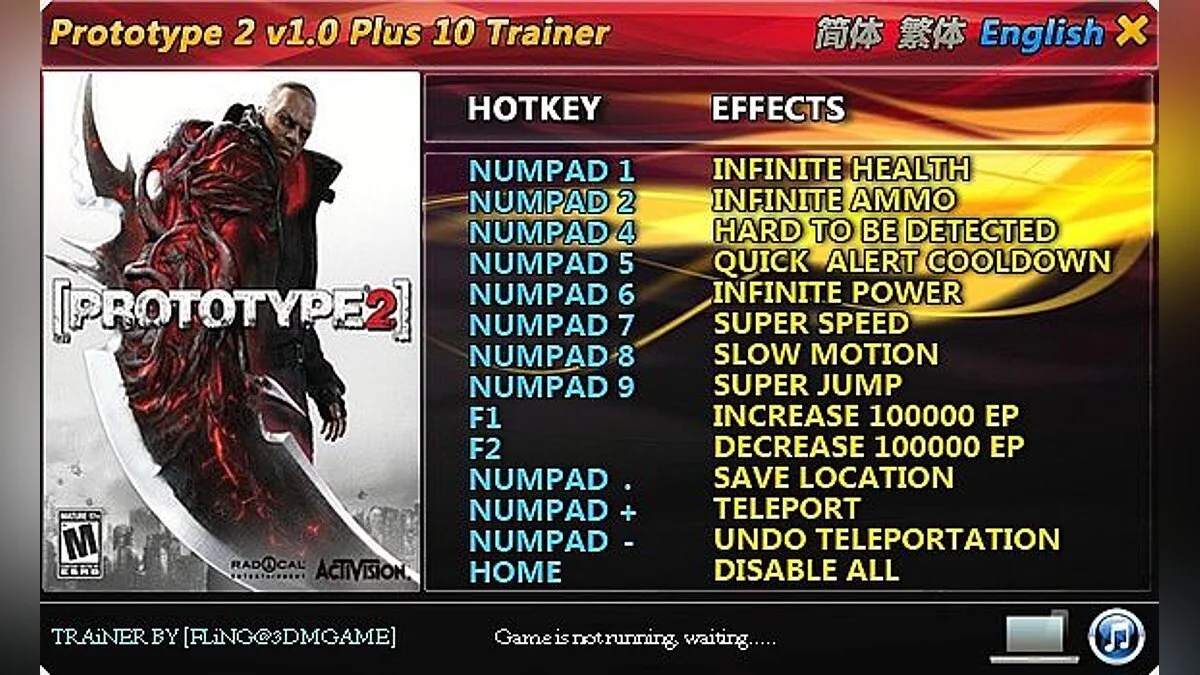 Трейнер / Trainer (+10) [1.0] [FLiNG]