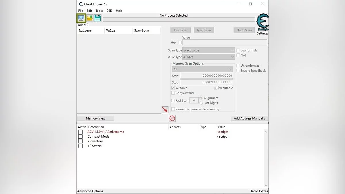 Assassin's Creed Valhalla — Таблица для Cheat Engine - Inventory Editor [1.1.1 v1]