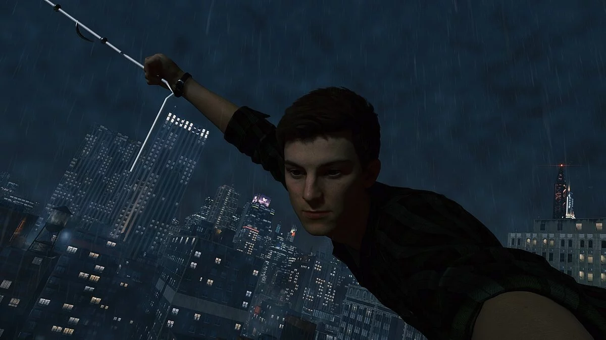 Marvel's Spider-Man Remastered — Дождь в ночное время