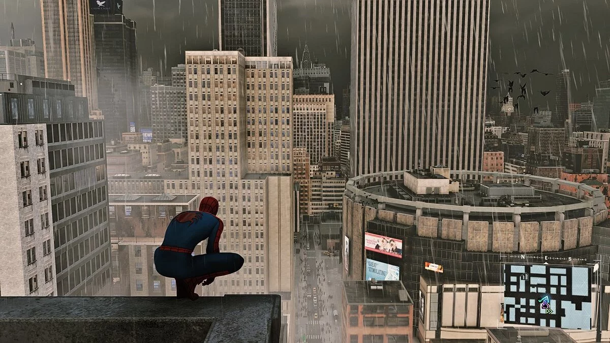 Marvel's Spider-Man Remastered — Дождь в выбранное вами время суток