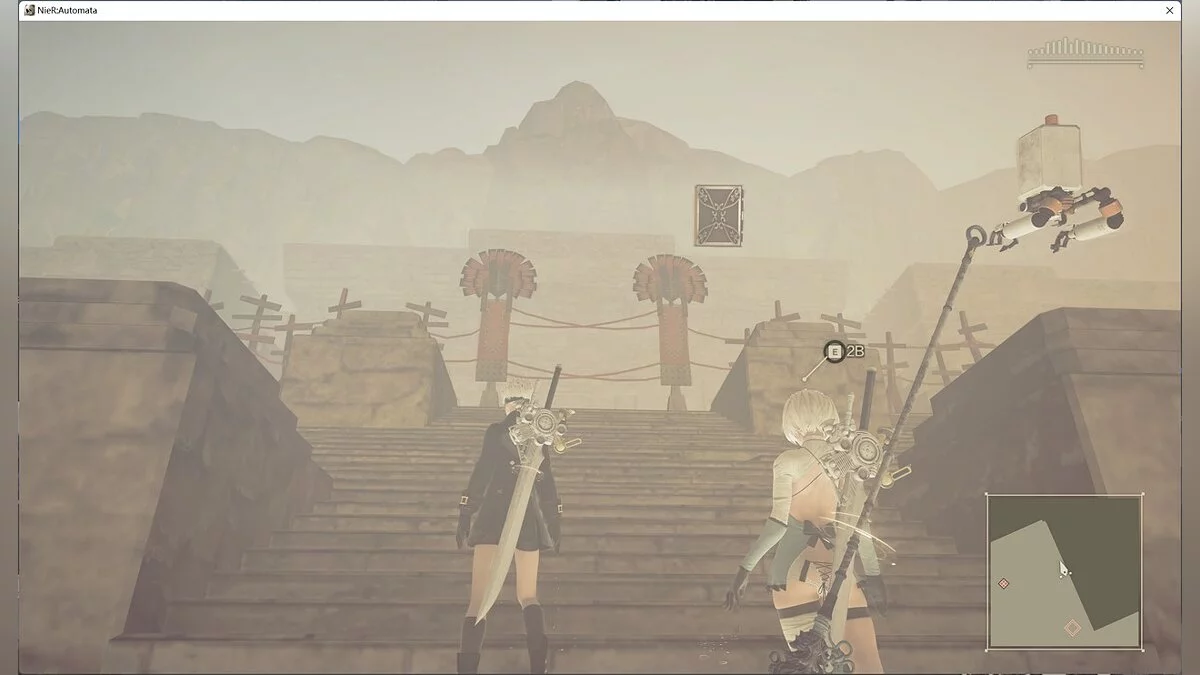 NieR:Automata Game of the YoRHA Edition — Пустынный город