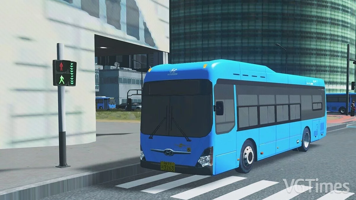 Гибридный автобус HYUNDAI