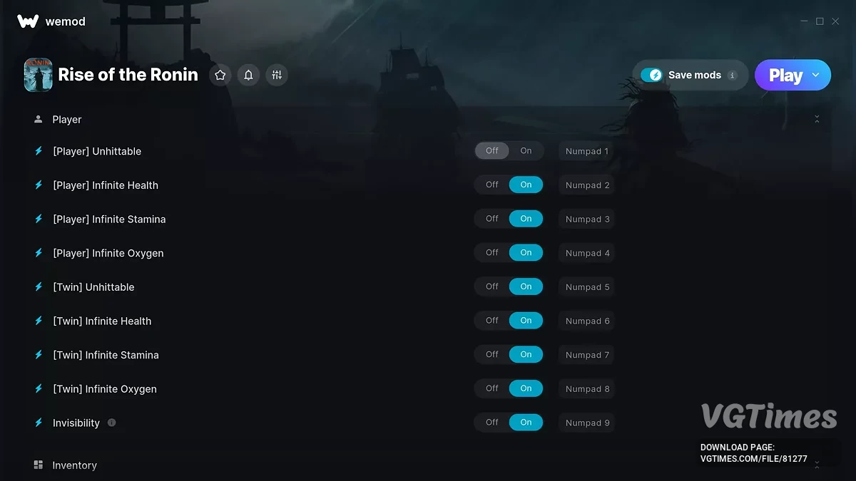 Rise of the Ronin — Трейнер (+16) от 12.03.2025