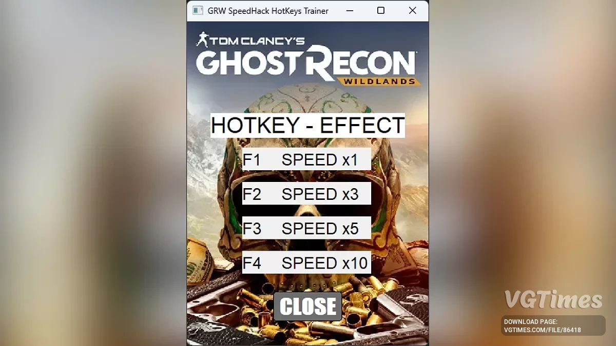 Tom Clancy's Ghost Recon: Wildlands — Трейнер (Спидхак) [1.0]