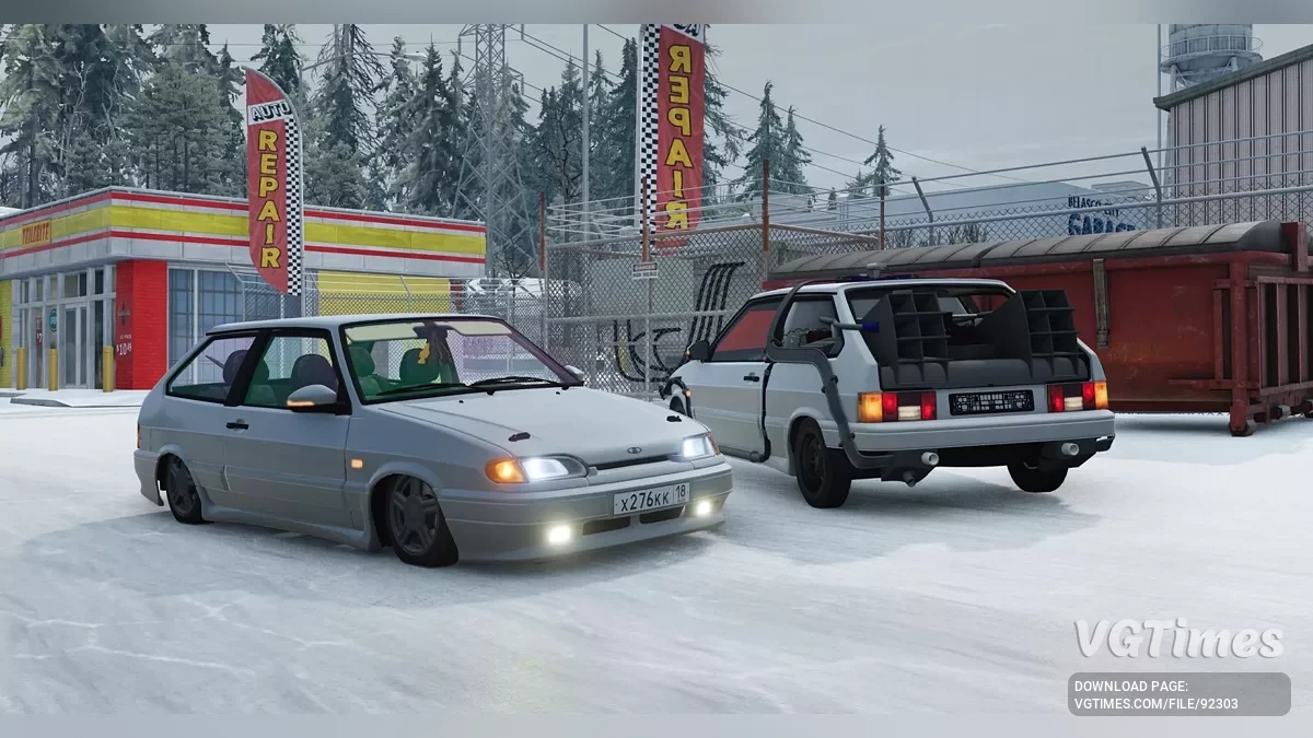 BeamNG.drive — ВАЗ 2113 Time Machine