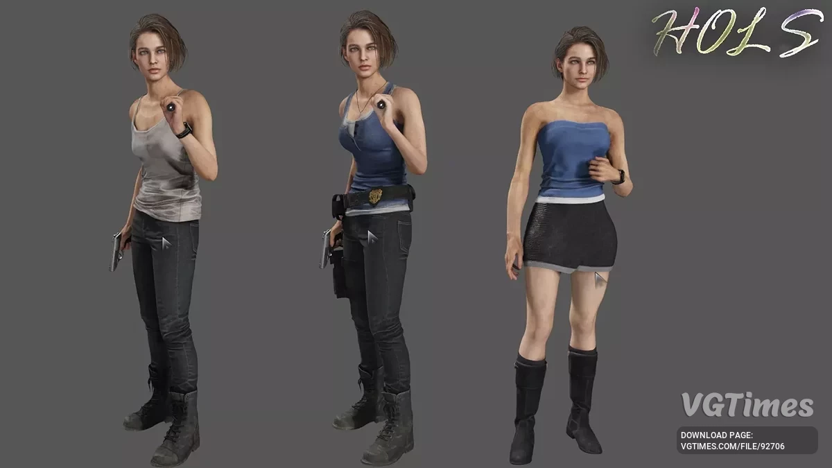 Resident Evil Requiem — Джилл Валентайн с разными костюмами