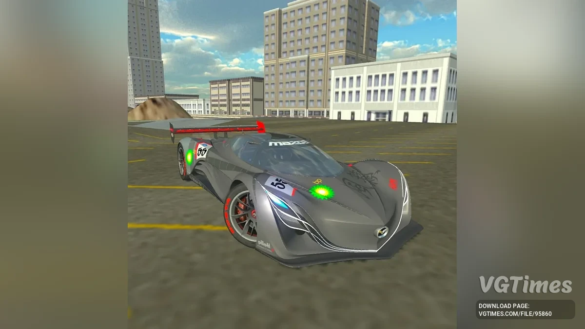 Simple Car Crash Physics Sim — Mazda Furai