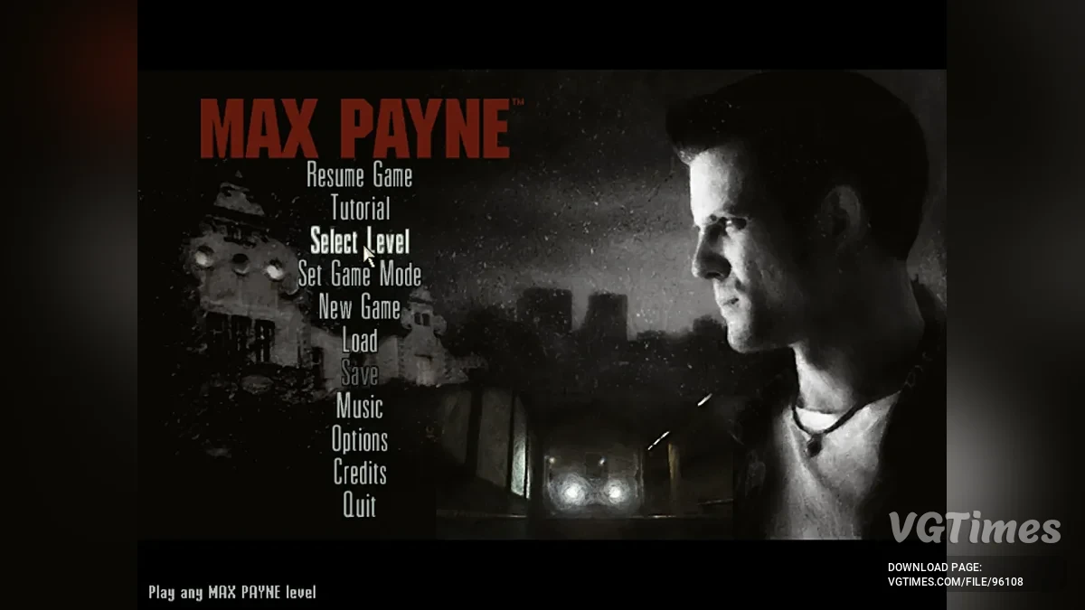 Max Payne — Select Level v1.3