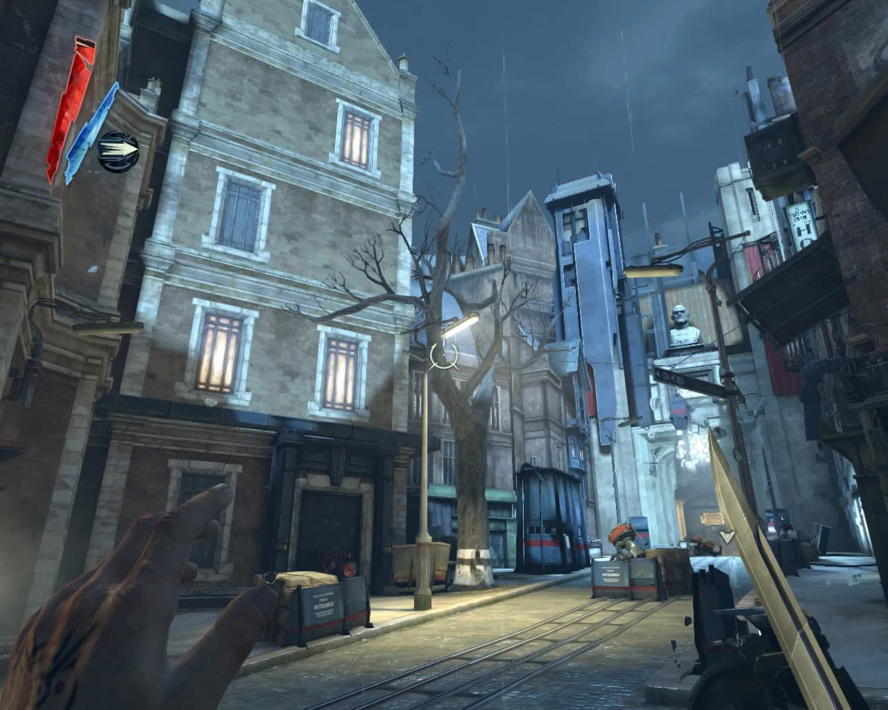 Dishonored(2012)→ Dishonored: Definitive Edition(2015)|Dishonored(2012年初期版)|ゲーム画面例(資料画像 1)