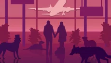 An Airport for Aliens Currently Run by Dogs - игра в жанре Визуальная новелла