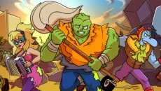 Toxic Crusaders - игра в жанре Вид сбоку