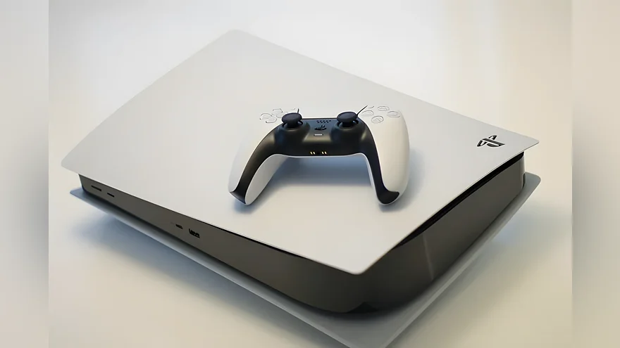 PlayStation 5 с геймпадом