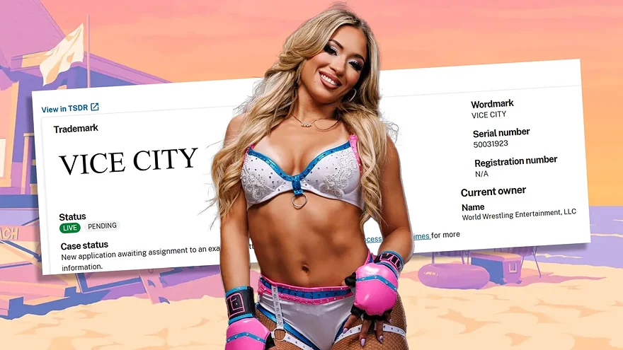 Заявка WWE на Vice City