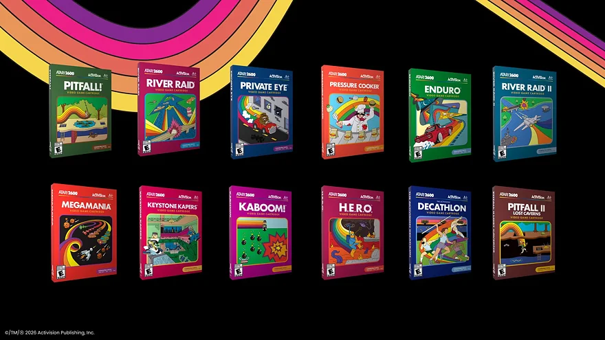 Коллекция классических игр Atari и Activision в переизданиях