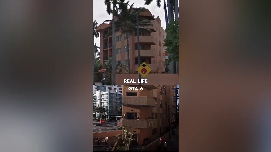 Сравнение реального дома и его аналога в GTA 6