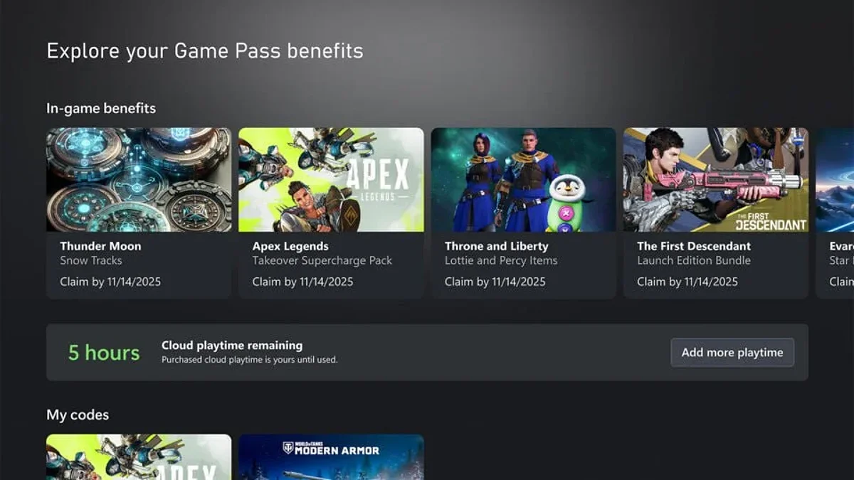 Xbox Cloud Gaming введёт месячные лимиты: 15 часов для Ultimate, остальные — с доплатой