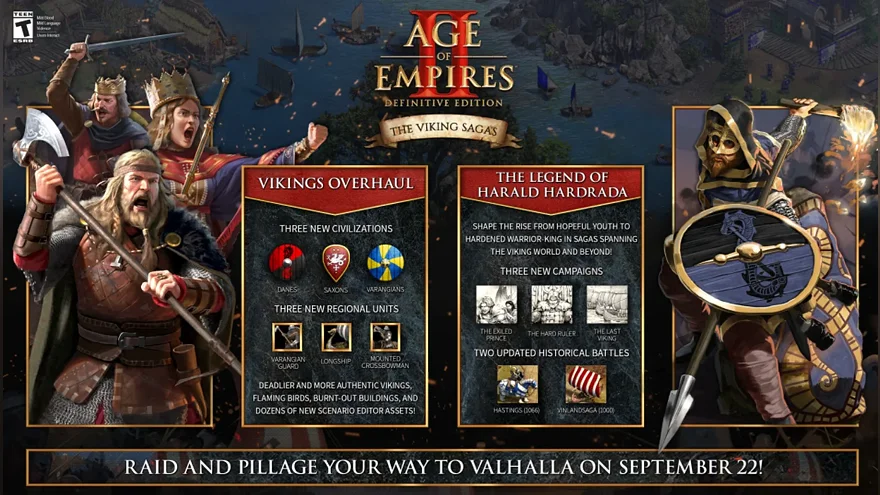 Анонс DLC The Viking Sagas для Age of Empires II