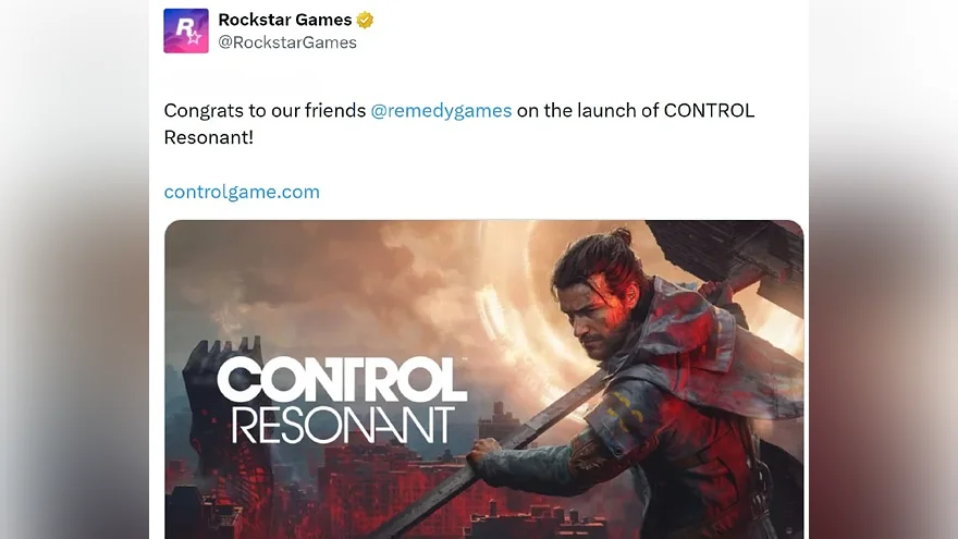 Rockstar Games поздравляет Remedy с запуском Control Resonant