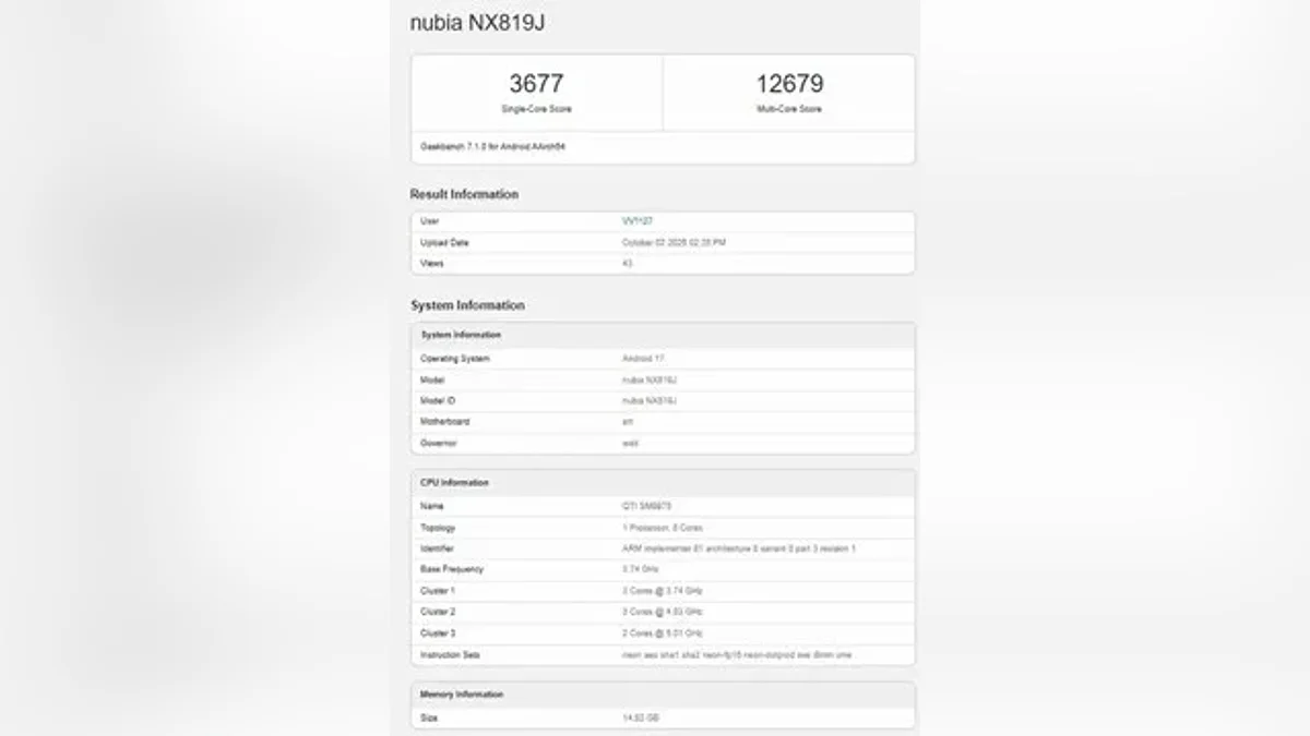 RedMagic 12 Pro+ побил рекорд Geekbench 7, опередив Snapdragon 8 Elite и конкурентов