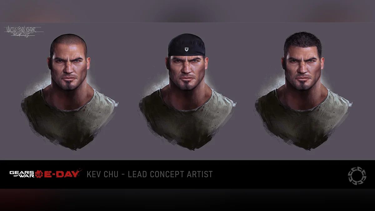 Авторы Gears of War: E-Day показали раннюю внешность молодого Маркуса Феникса — и один из образов сильно удивляет