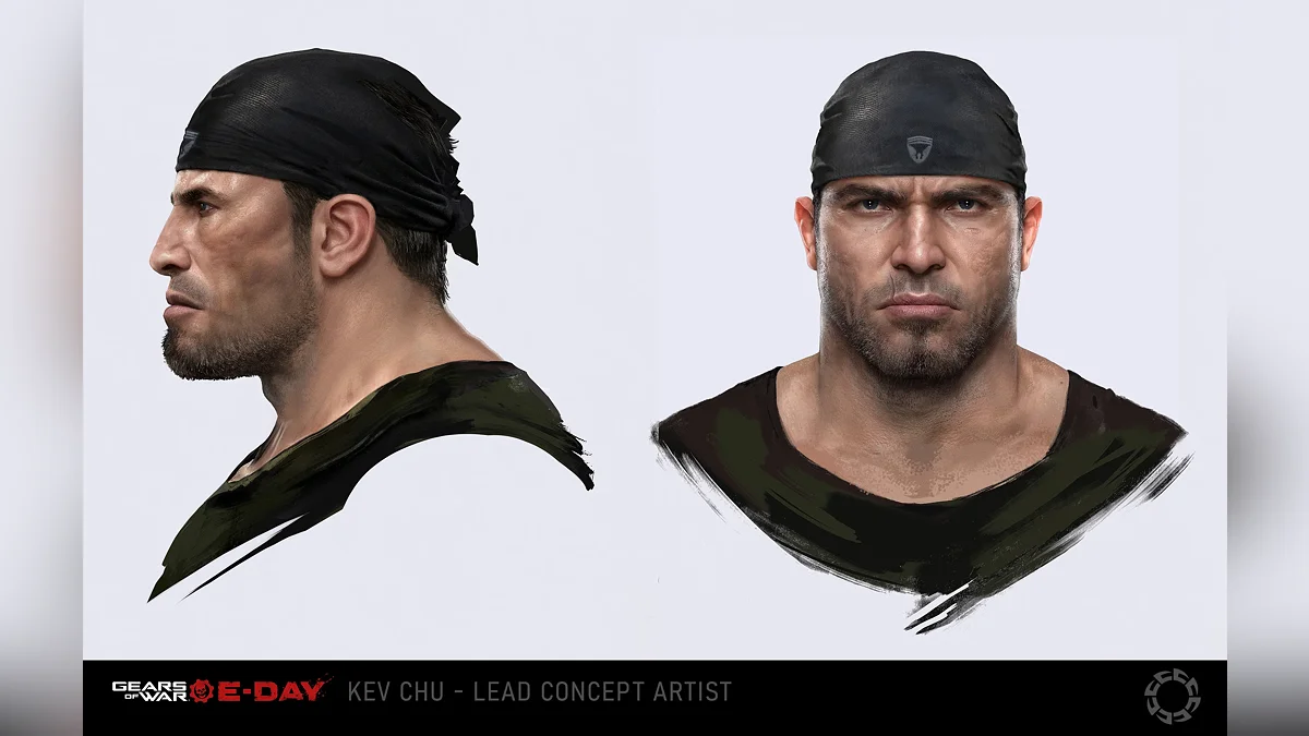 Авторы Gears of War: E-Day показали раннюю внешность молодого Маркуса Феникса — и один из образов сильно удивляет